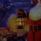 LED Lighted Santa Claus With Reindeer Christmas Canvas Wall Art